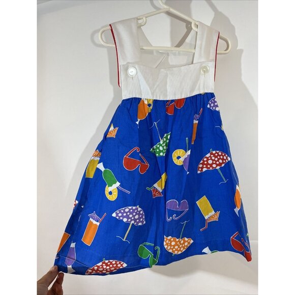 6-VTG Isabella Nannette Polly Flinders Girls Size 5 Dress Lot 60s 80s 90s - Picture 11 of 14